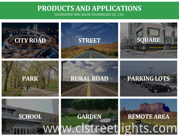 Whc IP65 All in Two Intergrated Split Solar Panel LED Street Light